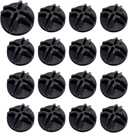 40 Pieces Plastic Storage Cube Connectors Wire Cube Connectors for Modular Closet Storage Organizer and Wire Grid Cube Storage Shelving(Black)