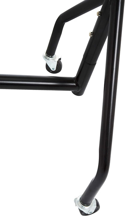 Amazon Basics Heavy Duty Portable Rolling Garment Rack, Hanging Clothes Organizer Rail for Display and Storage, Easy to Assemble, 72 x 60 inches, Black