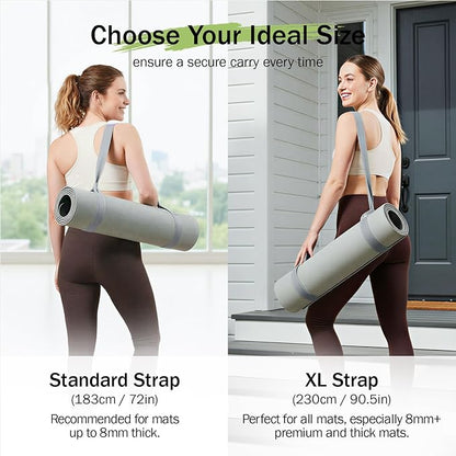 Slim Panda Yoga Mat Straps for Carrying, Adjustable Yoga Mat Carrier Sling Fits All Mats(Mat Not Included)