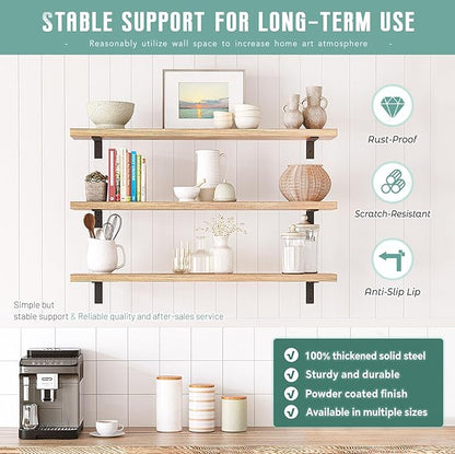 Countertop Support Brackets 2 Pack L Bracket Countertop Brackets 20" x 8" x 2.5" Heavy Duty 3/8" Thick Shelf Brackets Metal Corbels L Shape Bracket for Wood Shelf/Quartz/Granite/Concret Countertops