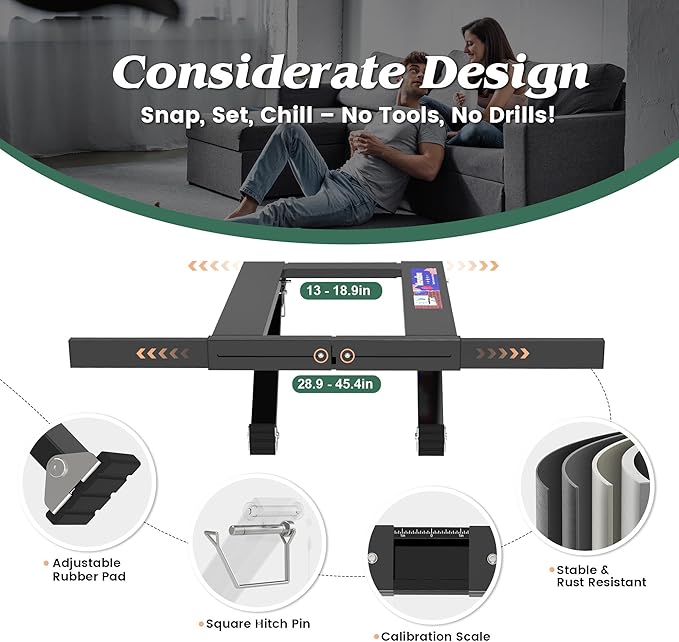 Upgraded No-Drill Window AC Bracket, Adjustable Window Air Conditioner Support for Single/Double Hung Windows, Heavy-Duty Holds 250lbs,Easy Installation, Rustproof Aluminum, Renter Friendly