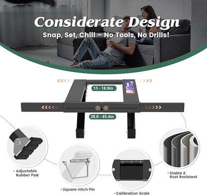 Upgraded No-Drill Window AC Bracket, Adjustable Window Air Conditioner Support for Single/Double Hung Windows, Heavy-Duty Holds 250lbs,Easy Installation, Rustproof Aluminum, Renter Friendly