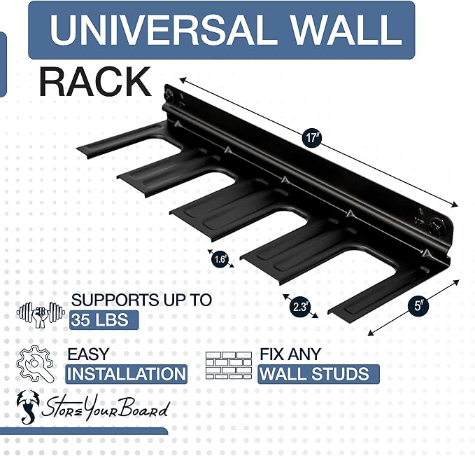 StoreYourBoard Power Tool Organizer, Wall Mount Garage Storage Rack, Solid Steel