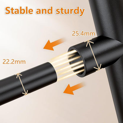 Clothes Rack Clothing Racks for Hanging Clothes Heavy Duty Clothes Rack Hanger Rack 200lbs Capacity Industrial Wheels 1" Pipe,Rolling Garment Rack Portable Clothes Rack Black