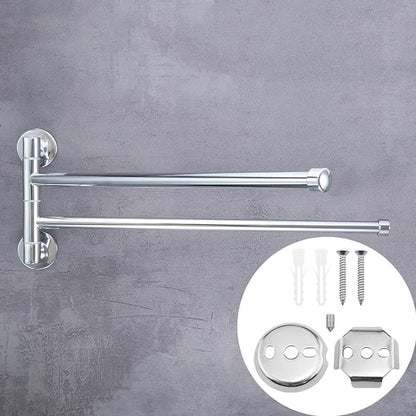 1set Towel Bar Replacement Parts Universal Bathroom Hardware Installation Bracket with Screws and M3 Wrench 1PCS for Replacing Wall Mounted Towel Bar