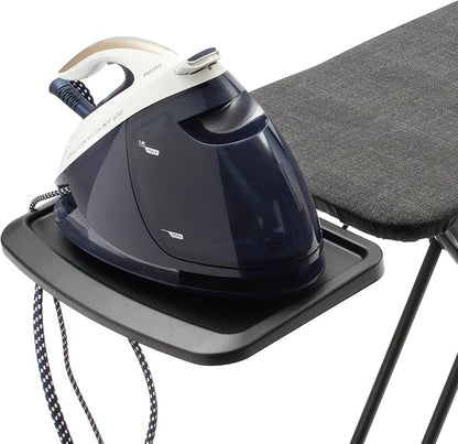 Brabantia - Ironing Board C - Extra Large Steam Iron Rest - Adjustable in Height - Non-Slip Rubber Feet - Cotton Cover with Foam Layer - Foldable XL Unit - Denim Blue - 49 x 18 inches