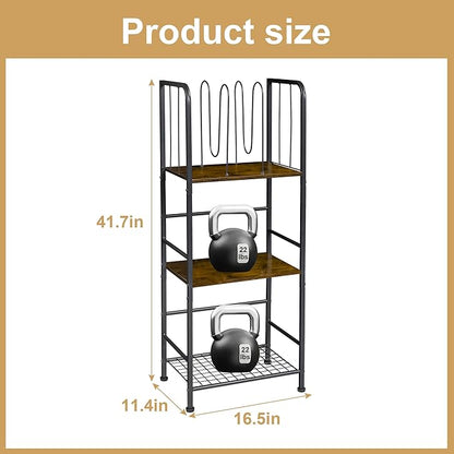 Towel Rack Free Standing 3-Tier M-Shaped Detachable Dividers, Durable Metal Towel Holder for Bathroom, Pool Towel Rack, Space-Saving Towel Storage Organizer, Modern Bath Towel Shelf Patent Pending