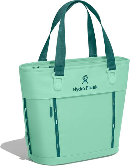 Hydro Flask Carryout Tote - Insulated Tote Bag - 10 L Capacity in Mermaid Green