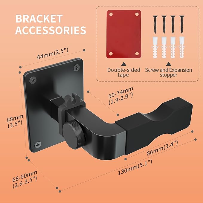 Adjustable Vacuum Wall Mount for Shark Vacuum with Cable Clip Shark Cordless Vacuum Wall Mount Compatible for V7 V8 V10 V11 V12 Shark IX141 IZ562H IZ682H IZ361H IZ462H IZ163H IZ363HT IZ483H (Clip)