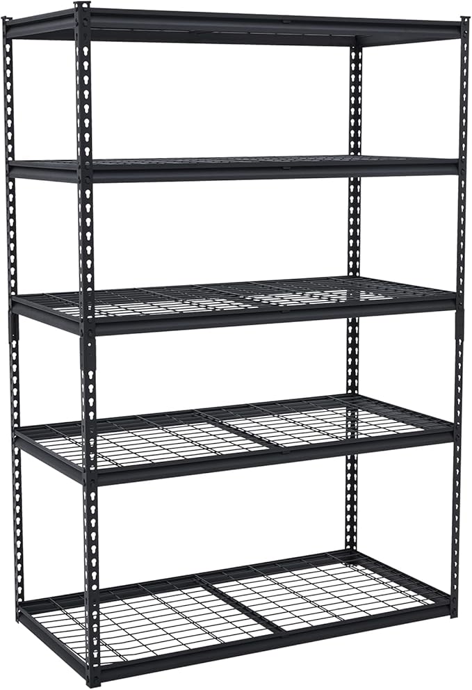 Towallmark Heavy Duty Storage Shelves 60 * 24in - Storage Shelves, Heavy Duty Storage Shelves, Metal Storage Utility Rack Shelf Unit, Easy Assemble Garage Storage Shelving