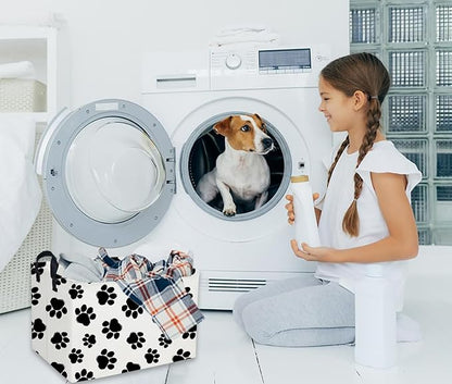 Rectangular Dog Baskets Gift Bins Empty Kids Storage Basket Baby Boy Basket Kids Dog Toy Storage Bin Organizer Box Room Decor for Home(Dog Bins)