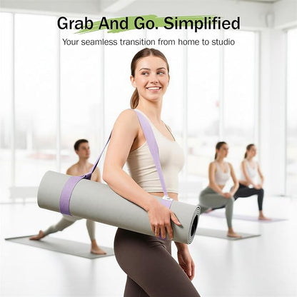 Slim Panda Yoga Mat Straps for Carrying, Adjustable Yoga Mat Carrier Sling Fits All Mats(Mat Not Included)