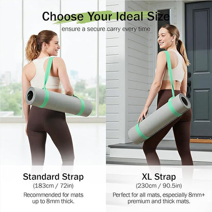 Slim Panda Yoga Mat Straps for Carrying, Adjustable Yoga Mat Carrier Sling Fits All Mats(Mat Not Included)