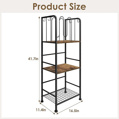 Towel Rack for Bathroom 3-Tier M-Shaped Detachable Dividers, Durable Metal Towel Holder, Pool Items Holder, Space-Saving Storage Organizer, Modern Bath Towel Shelf Free Standing Patent Pending