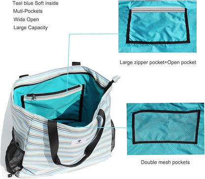 ESVAN Yoga Mat Bag Yoga Tote Carrier Shoulder Bag Carryall Tote for Office,Yoga,Pilates,Travel,Beach and Gym