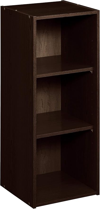 ClosetMaid #8985 Stackable 3-Shelf Organizer, Espresso