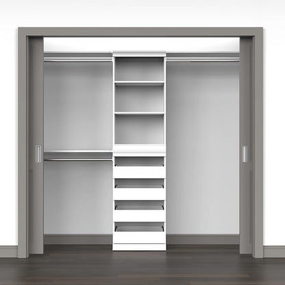 ClosetMaid Modular Storage Shelf Unit with 3 Shelves, White