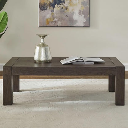 Liberty Furniture Cascade Falls Living Room Rectangular Cocktail Table - Satin Espresso