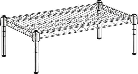 14" x 24" x 8" Chrome Wire Storage Shelf, Dunnage Rack, Commercial 1 Tier Small Shelf