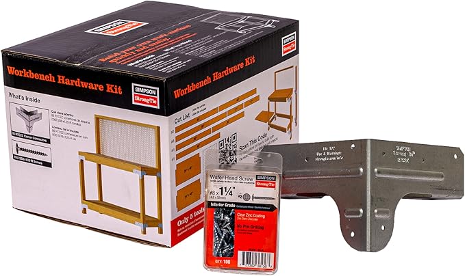 Simpson Strong-Tie WBSK Workbench and Shelving Hardware Kit (2-Pack)
