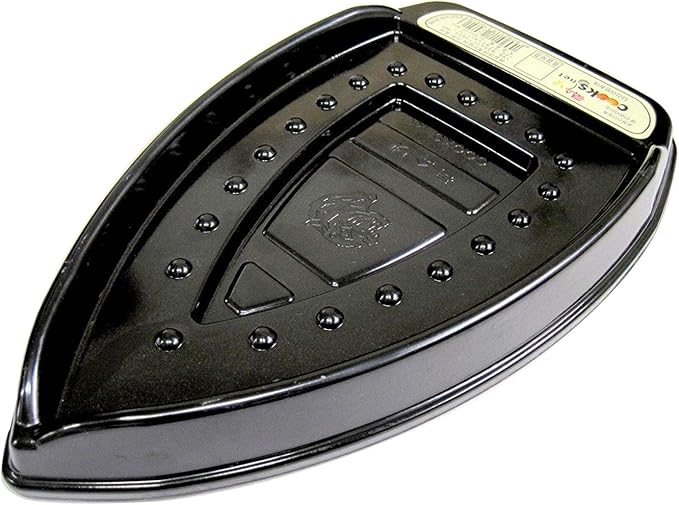New Iron Heat Resistance Plastic Holder Stand Tray Ironing Dock Black Laundry
