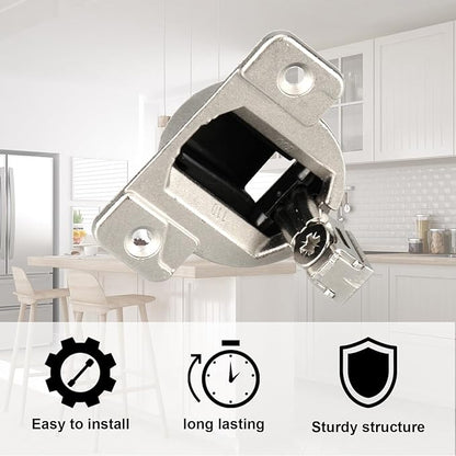 Replacement for Blum 110 Degree Screw-in Compact 33 Hinge, 8-Pack, Cabinet Door Hinges to Replace Original Blum Cabinet Hinges(Mounting Plate Not Included)
