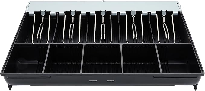 SAM4s 16" POS Cash Drawer, Black, Key Control, Metal, Portable