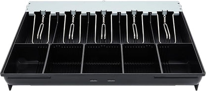 SAM4s 16" POS Cash Drawer, Black, Key Control, Metal, Portable