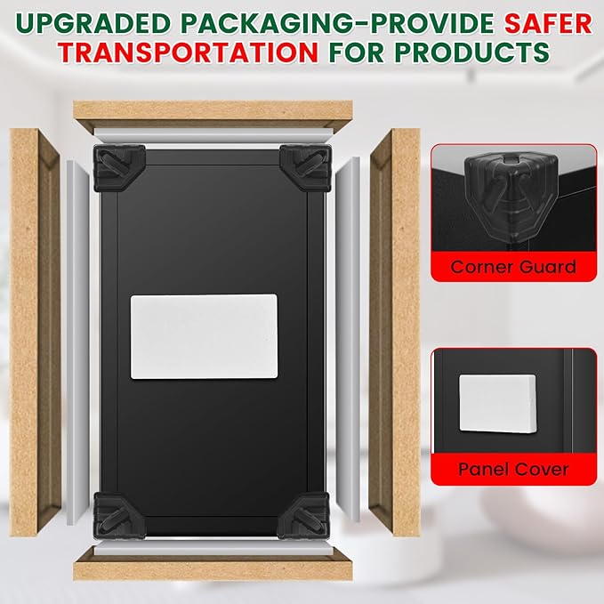 Large Safe, 7.0 Cubic Feet Safe Box With Fireproof Waterproof Bag, Anti-theft Home Document Safes with Digital Keypad, Spare Key, 3 Removable Shelves, Alert System for Home Business Valuables