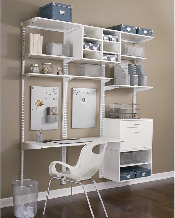 Organized Living freedomRail Upright for freedomRail Closet System, 48-inch - White