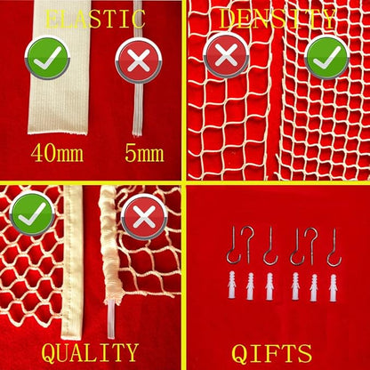 Stuffed Animal Net Or Hammock, Teddy Bear Holder Nets,White Toy Hammock for Stuffed Animals Storage, 2 Pack 75 x59 x59 in super large XWGJ