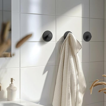 10-Pack White Adhesive Wall Hook for Coat and Towel: Extra Sticky 12 LB (Max), Stainless Coat Rack Door Holder Hanger, Heavy Duty