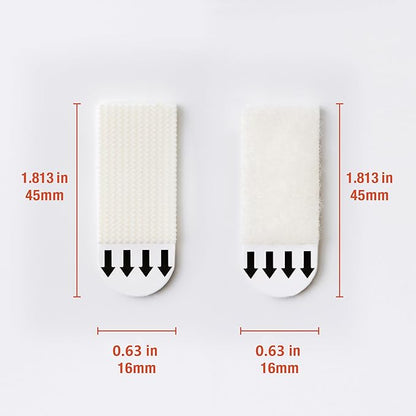 36-Pairs(72 Strips) Small Picture Hanging Strips, Removable Hook and Loop Tape, Waterproof Adhesive Strips for Frame Hanging, Heavy Duty