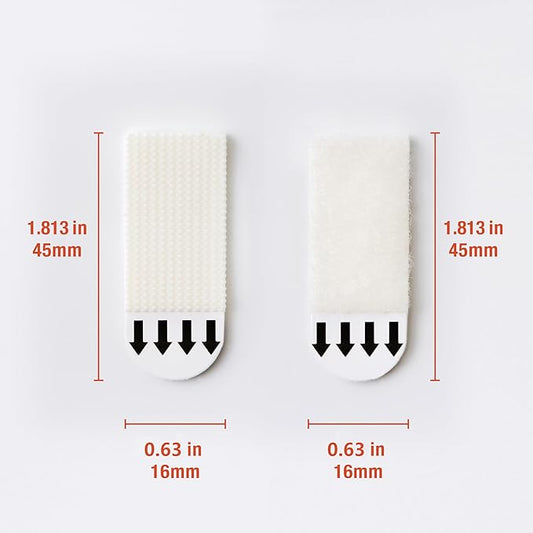 36-Pairs(72 Strips) Small Picture Hanging Strips, Removable Hook and Loop Tape, Waterproof Adhesive Strips for Frame Hanging, Heavy Duty