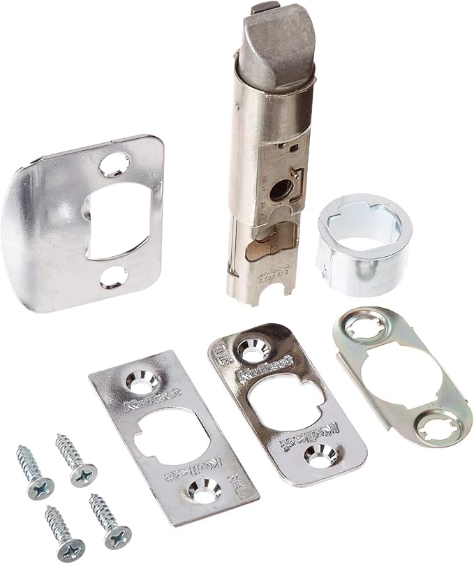 Kwikset 94002-870 Tylo Keyed Entry Knob with Smartkey Security in Satin Chrome (Pack of 2)