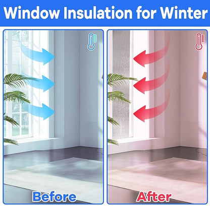 YoleShy Double Reflective Insulation 48 in X 10 FT RV Window Insulation for Summer Heat Reflective Window Film for Roof, Car, Garage Doors