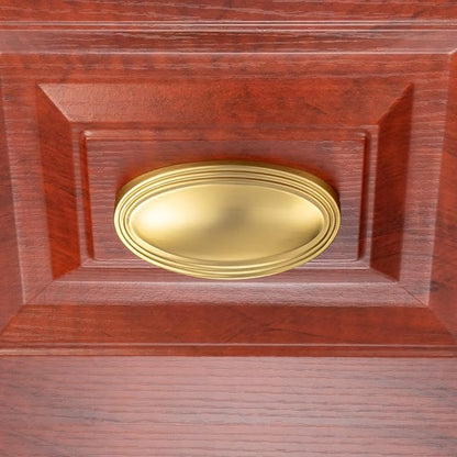 KOOFIZO 10 Pack 3 Inch Drawers Pulls Brushed Gold Cabinet Handles Gold Cabinet Cup Pulls for Kitchen Cabinets P33 Drawer Dresser Cupboard Bedroom Bathroom