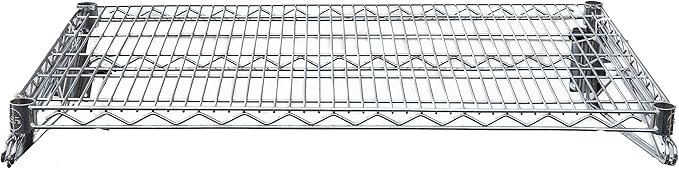 Heavy Duty Chrome Wire Storage Wall Shelf (18" x 30")