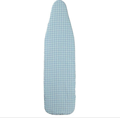 Household Essentials Deluxe Ironing Board Replacement Pad and Cover, White and Blue Grid Pattern