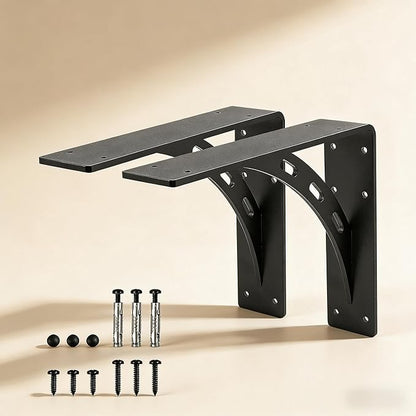 12 inch x 10 inch Heavy Duty Bracket,Granite Countertop Support Brackets, Heavy Duty Shelf Brackets , Max Load 1000 Lbs ,Mantel Brackets (Set of 2) - (12" x 10 ")