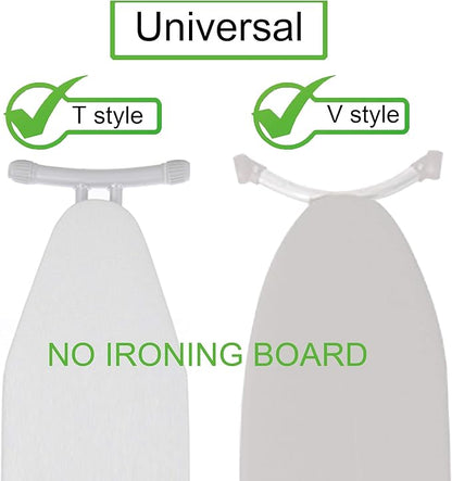 YYST Bendable Ironing Board Wall Holder Wall Mount Wall Storage Clip - Fit T-Leg Style Or Y- Leg Style Ironing Board