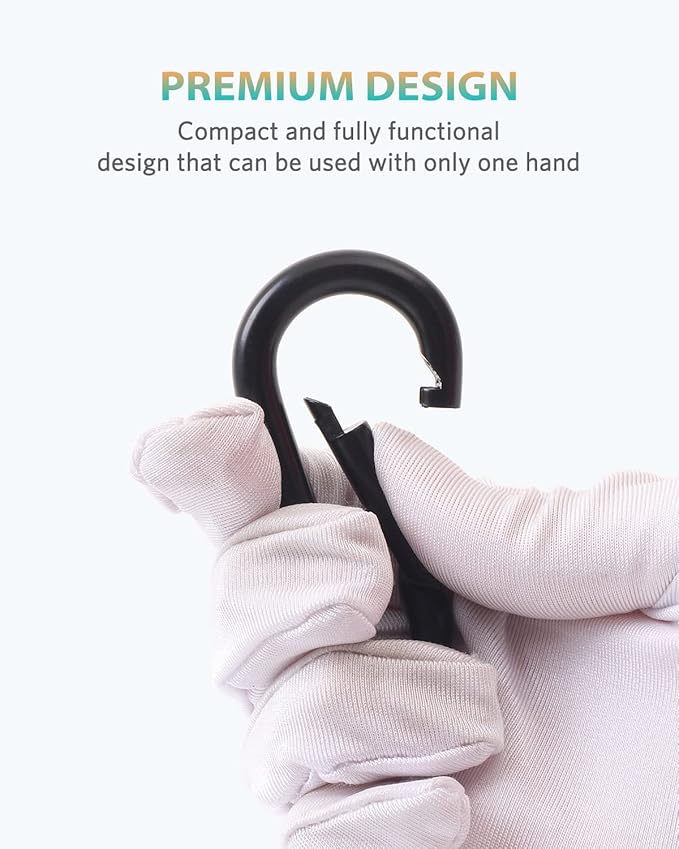 Carabiner Clips, 316 Stainless Steel Carabiner Clip, Heavy Duty Carabiner Hooks, Keychain Carabiners, Multi-Purpose Spring Snap Hook for Dog Leash, Outdoor Camping, Swing, Hammock