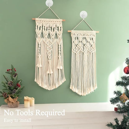 Adhesive Wall & Ceiling Decor Hooks: 6-Pack 3 lbs Heavy Duty No-Drill 360° Swivel Adjustable for Hanging Home Accents Lights Plants Wind Chimes Compatible with 3M Command Strips