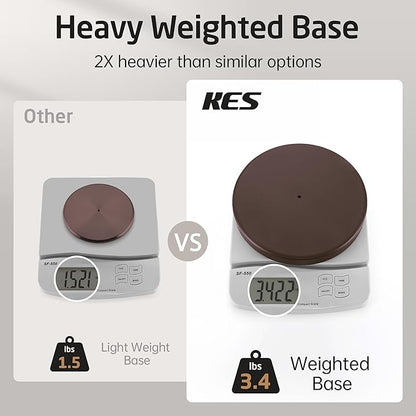 KES Bronze Toilet Paper Holder Stand 26" H, Toilet Roll Holder Free Standing with Heavy Weighted Base, 18/8 Stainless Steel, BPH283S66-BB