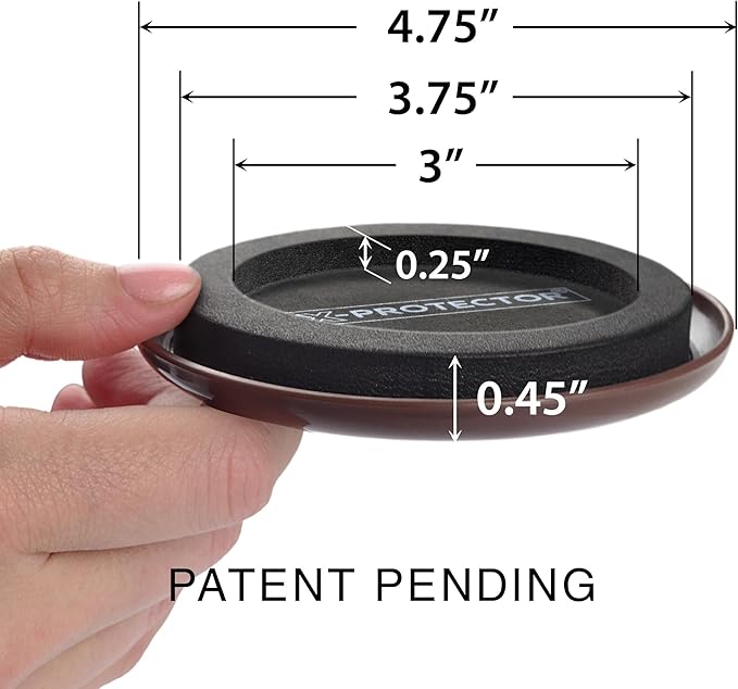 Furniture Sliders for Carpet X-PROTECTOR 8 PCS 4 3/4" - The Best Heavy-Duty Moving Pads - Sliders for Furniture with Unique Design. Move Your Furniture Easily with Furniture Sliders for Carpets!