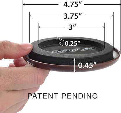 Furniture Sliders for Carpet X-PROTECTOR 8 PCS 4 3/4" - The Best Heavy-Duty Moving Pads - Sliders for Furniture with Unique Design. Move Your Furniture Easily with Furniture Sliders for Carpets!