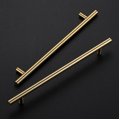 JOY DECOR 30 Pack Champagne Bronze Cabinet Pulls – 11-3/10 Inch Length, 8-3/4 Inch (224mm) Hole Center – Stainless Steel Kitchen Cabinet Handles for Drawer and Cupboard