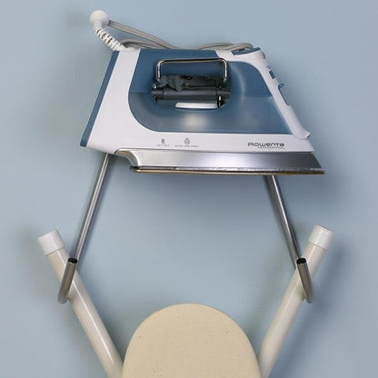 Household Essentials Over-The-Door Ironing Board Holder, Silver