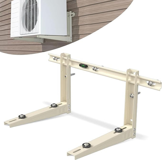 Mini Split Air Conditioner Bracket: Wall Mount for Ductless Mini Split AC/Heating System WiFi 7000 9000 12000 BTU, Outdoor Wall Mounting Air Conditioning Support, Max 400 LBS