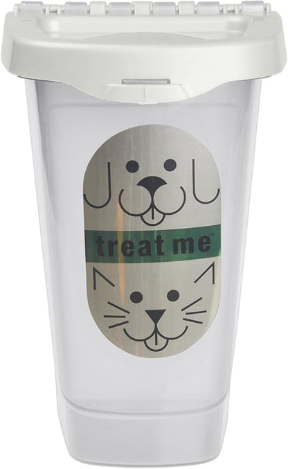 Van Ness Pets Airtight Dog Treat Container And Cat Food Storage, 2 Pound Capacity